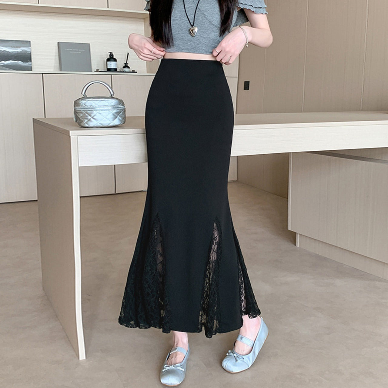 レースが映える｜マーメイドスカート