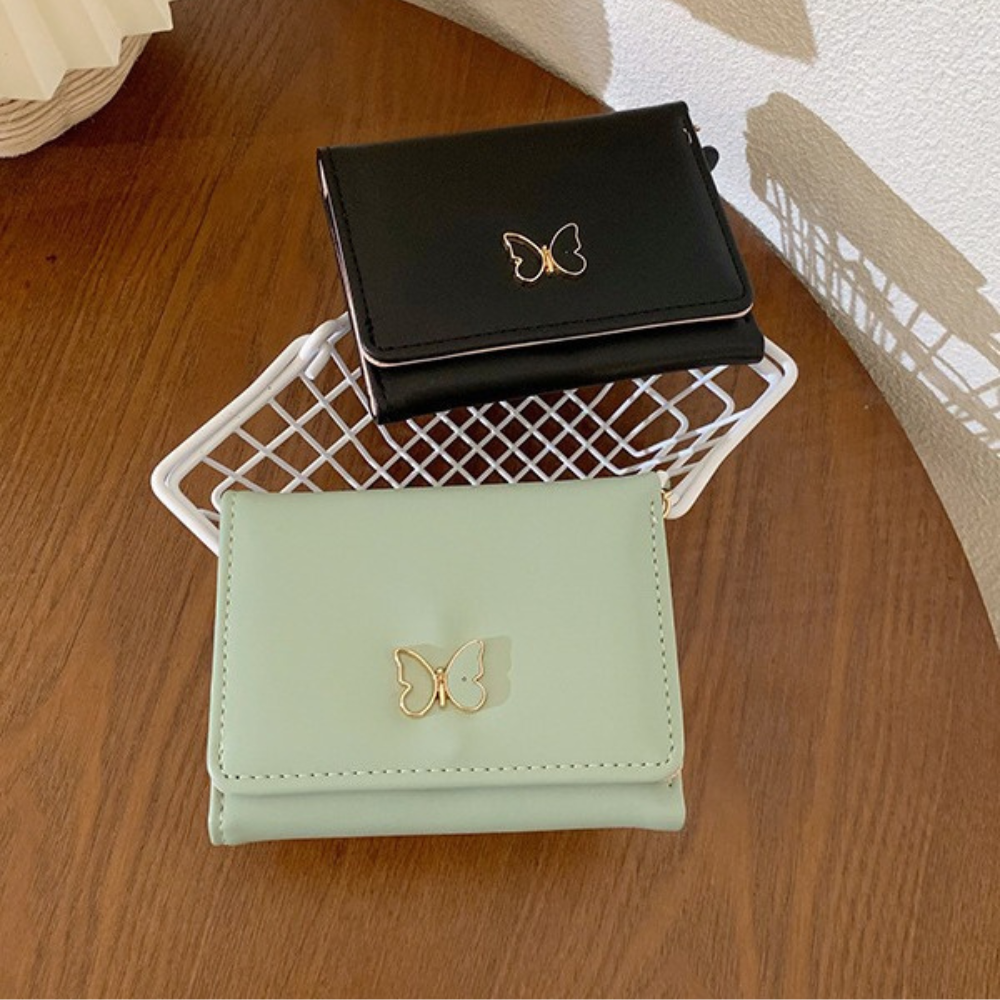 バタフライチャームミニウォレット