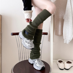 リブニットレッグウォーマー