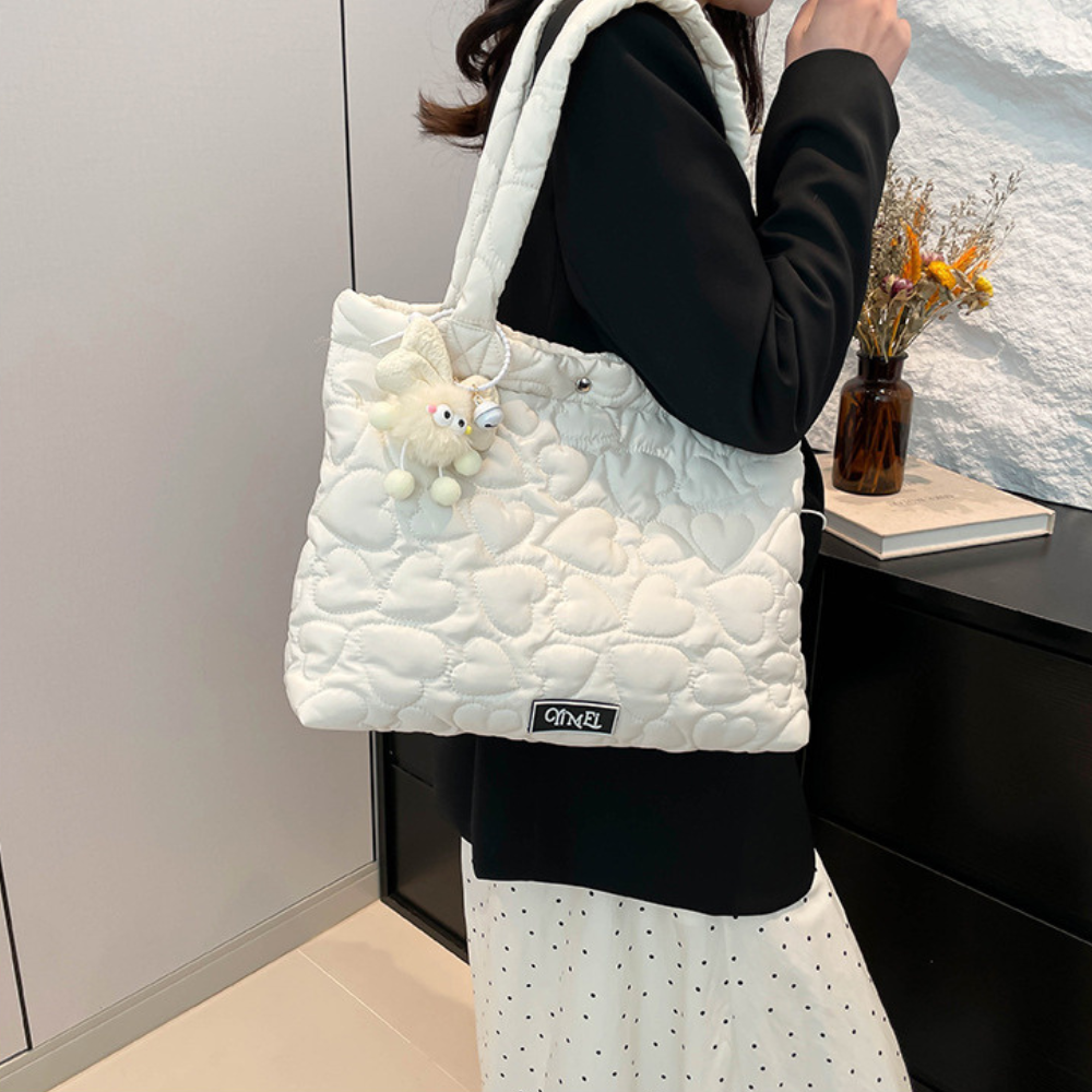 ハートキルティングショルダーバッグ