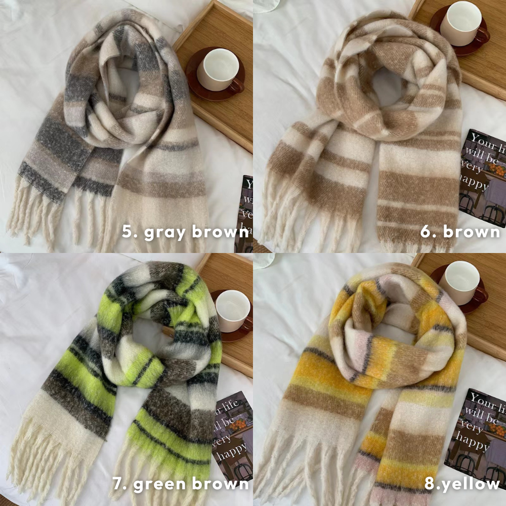 ソフトボーダーボリュームマフラー