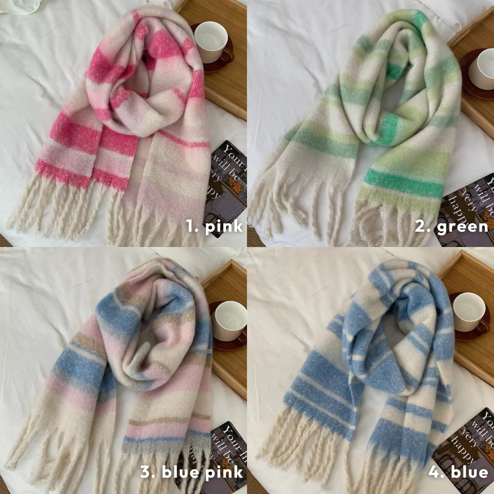 ソフトボーダーボリュームマフラー