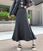 シンプルフレア｜ロングスカート