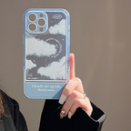 空にゆれる雲｜スタンド付きiPhoneケース