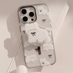 まったりねこ柄｜MagSafe＆スタンド付きiPhoneケース