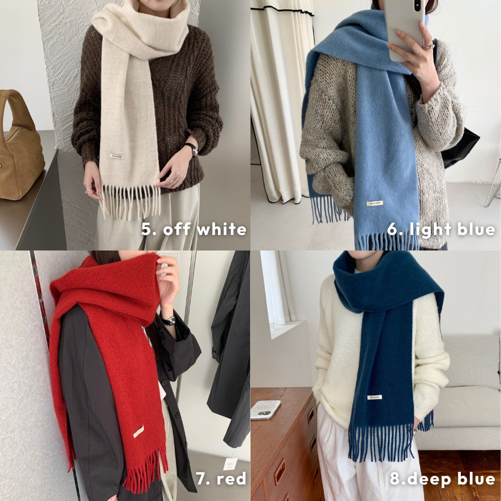 ウールライクシンプルマフラー