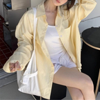 ゆるっと爽やか｜ストライプオーバーサイズシャツ