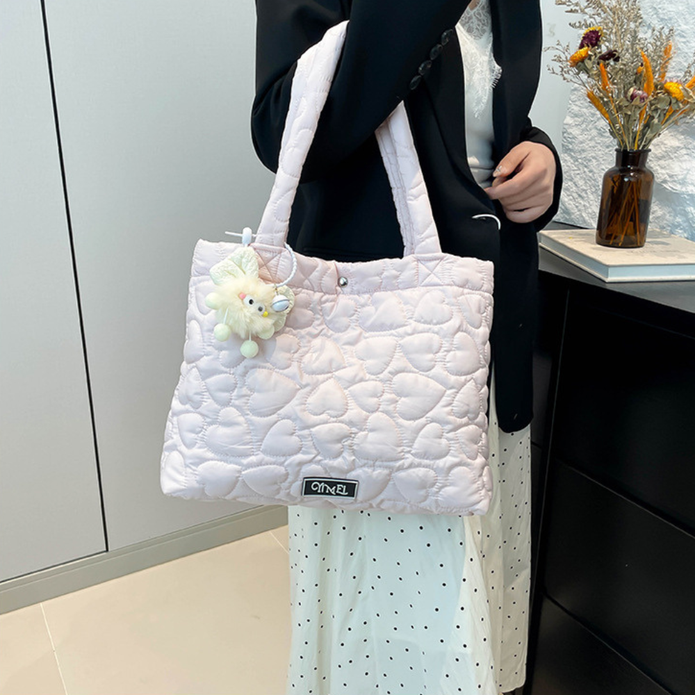 ハートキルティングショルダーバッグ