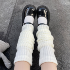 ロングリブニットレッグウォーマー