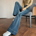 ハイウエストフレアデニム