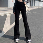 ブラックフレアデニム