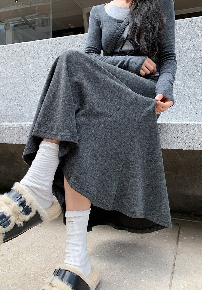 シンプルフレア｜ロングスカート