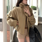 スタンドカラーダブルジャケット