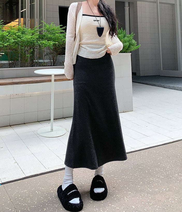 シンプルフレア｜ロングスカート