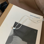 ハートモチーフレイヤードネックレス