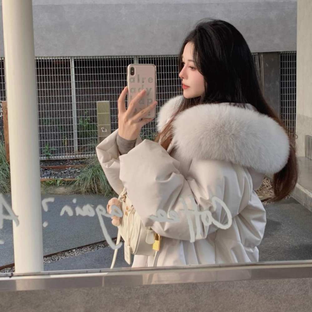 ファーフードショートダウン