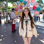 セーラーデザインニットカーディガン