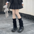 ロングリブニットレッグウォーマー