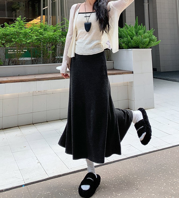 シンプルフレア｜ロングスカート