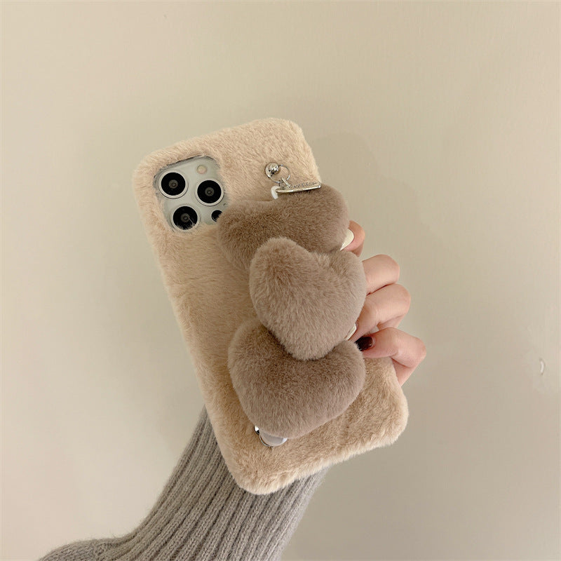 ハートファーグリップiPhoneケース