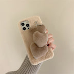 ハートファーグリップiPhoneケース