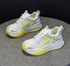 ボリュームメッシュ｜サイドライン厚底スニーカー