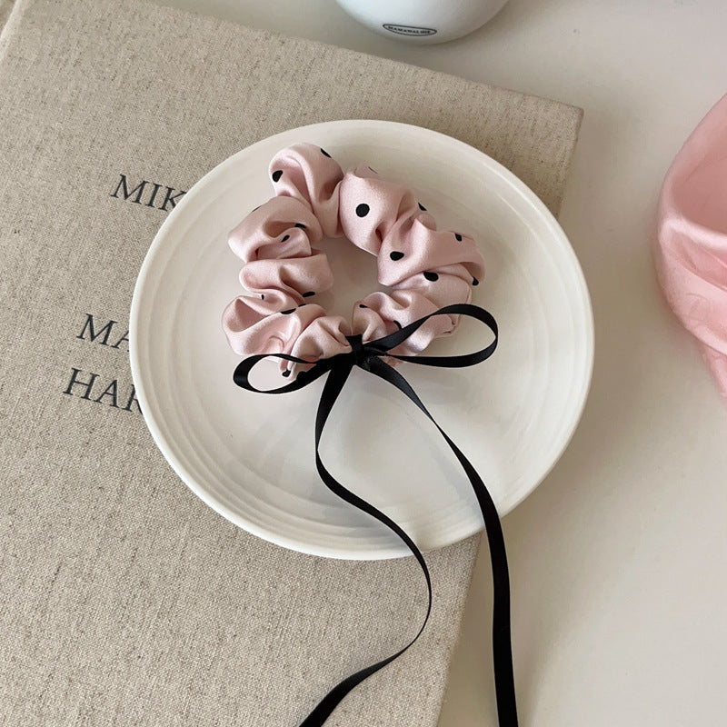 ドット柄リボン｜ガーリーシュシュ