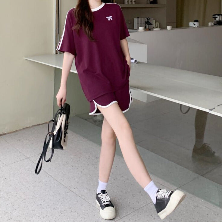 リボンワンポイント｜スポーティーセットアップ