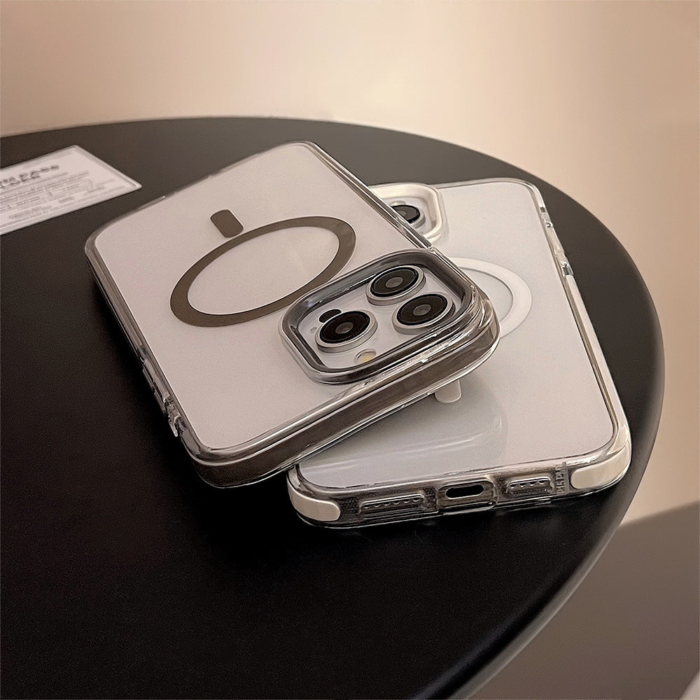 【MagSafe対応】クリアマグネットリング｜TPU iPhoneケース
