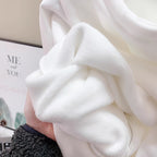 ベルベット裏地｜クロップド丈ジップアップパーカー