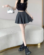 ふんわりシルエット｜スカート風ショートパンツ