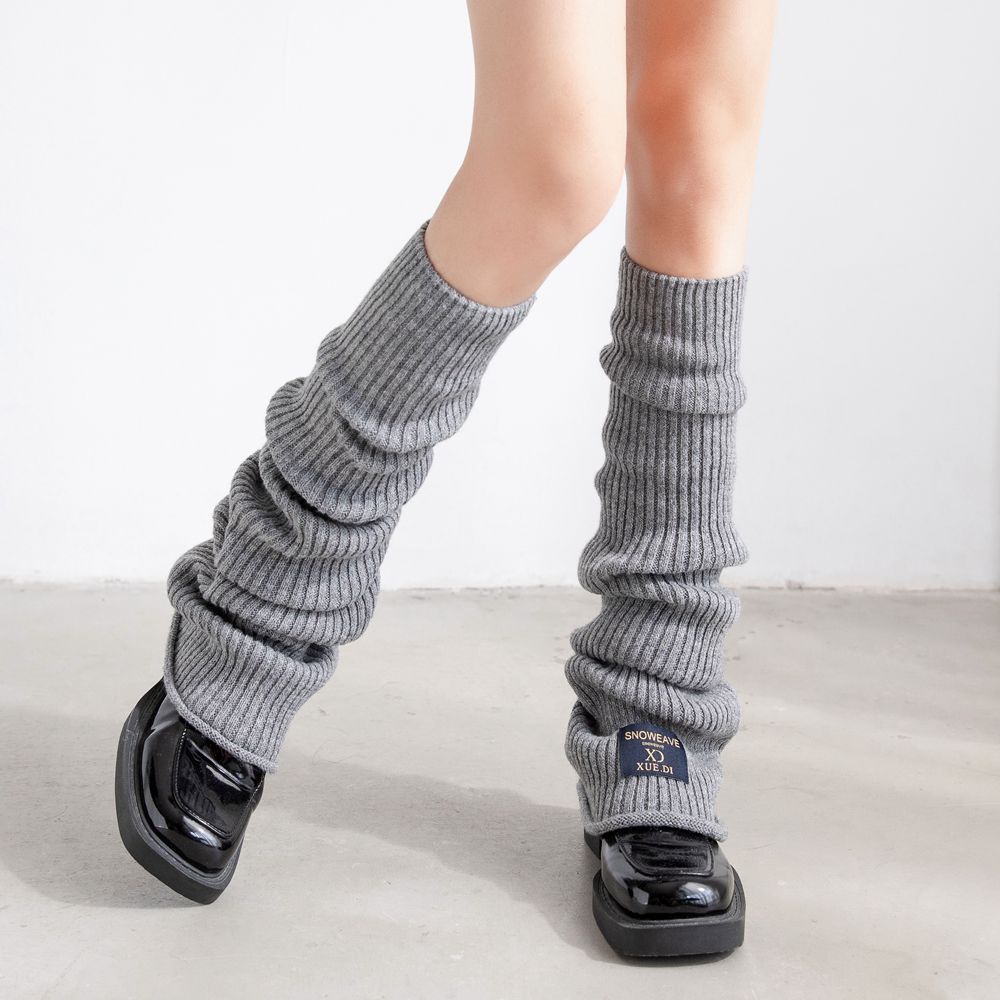 リブニットレッグウォーマー