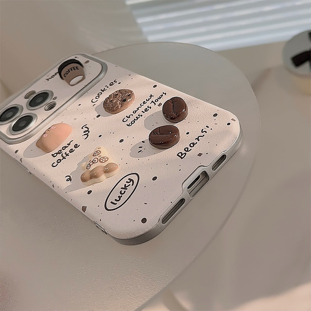 くまカフェ日和｜立体スイーツiPhoneケース