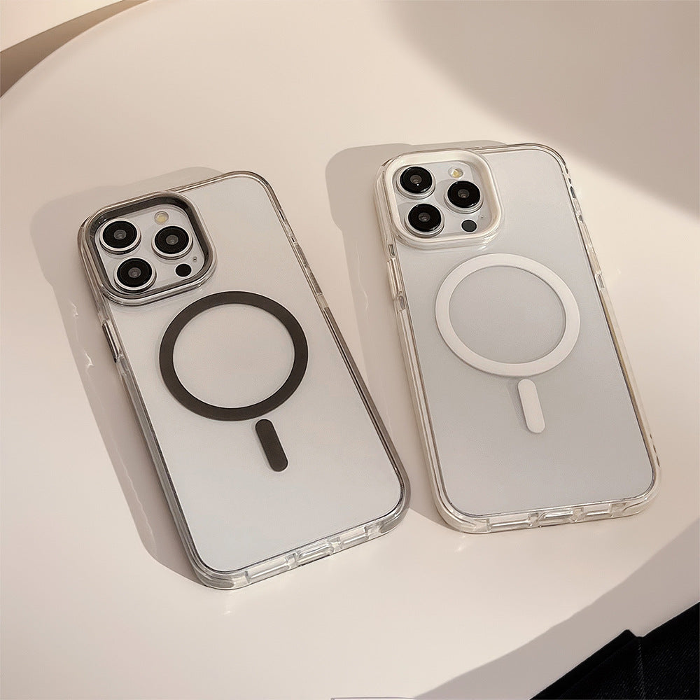 【MagSafe対応】クリアマグネットリング｜TPU iPhoneケース