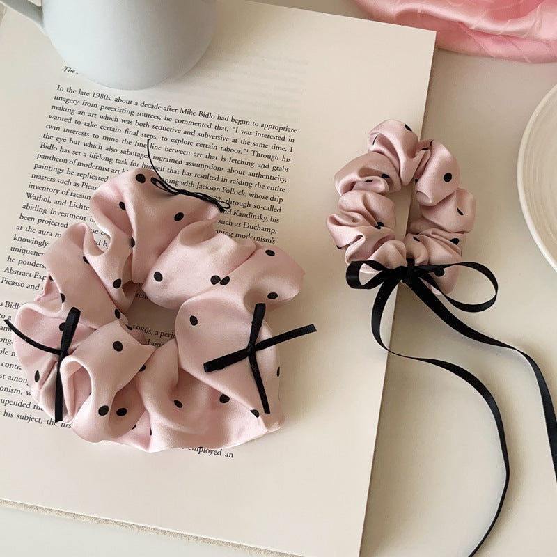 ドット柄リボン｜ガーリーシュシュ