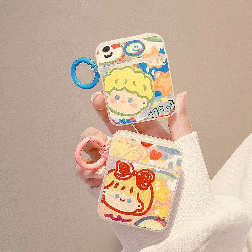 にこにこペア｜カラフルAirPodsケース