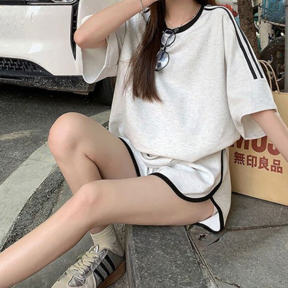 サイドラインセットアップ｜半袖＆ショートパンツ