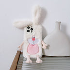 ラビットファーiPhoneケース