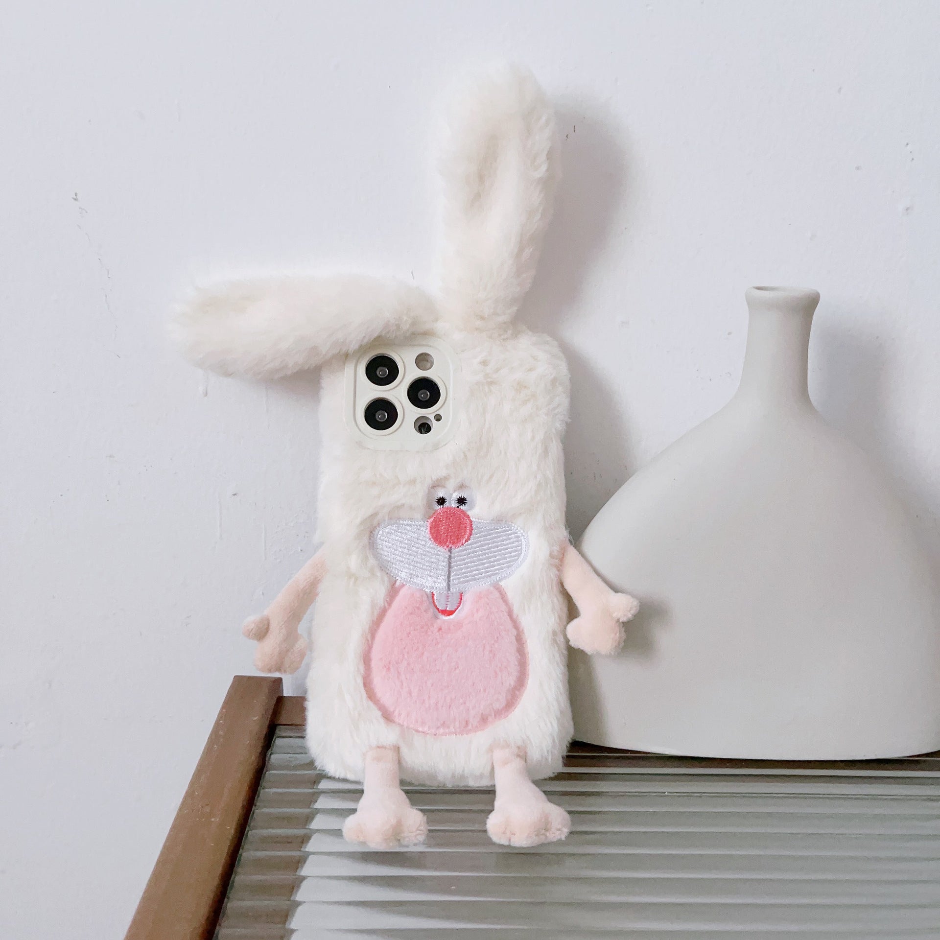 ラビットファーiPhoneケース