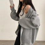 ソフトタッチルーズニットカーディガン