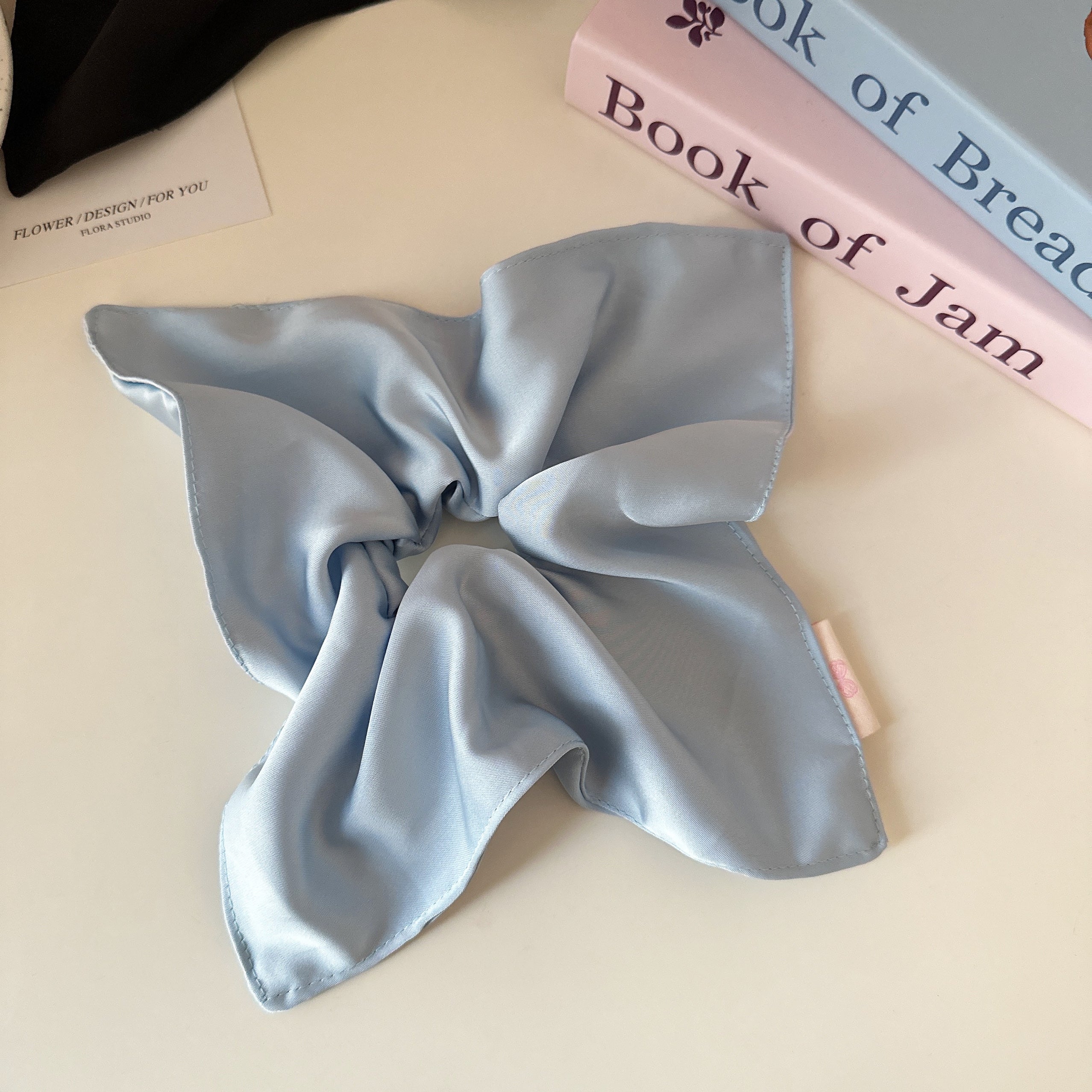 大きめリボン風｜サテンシュシュ