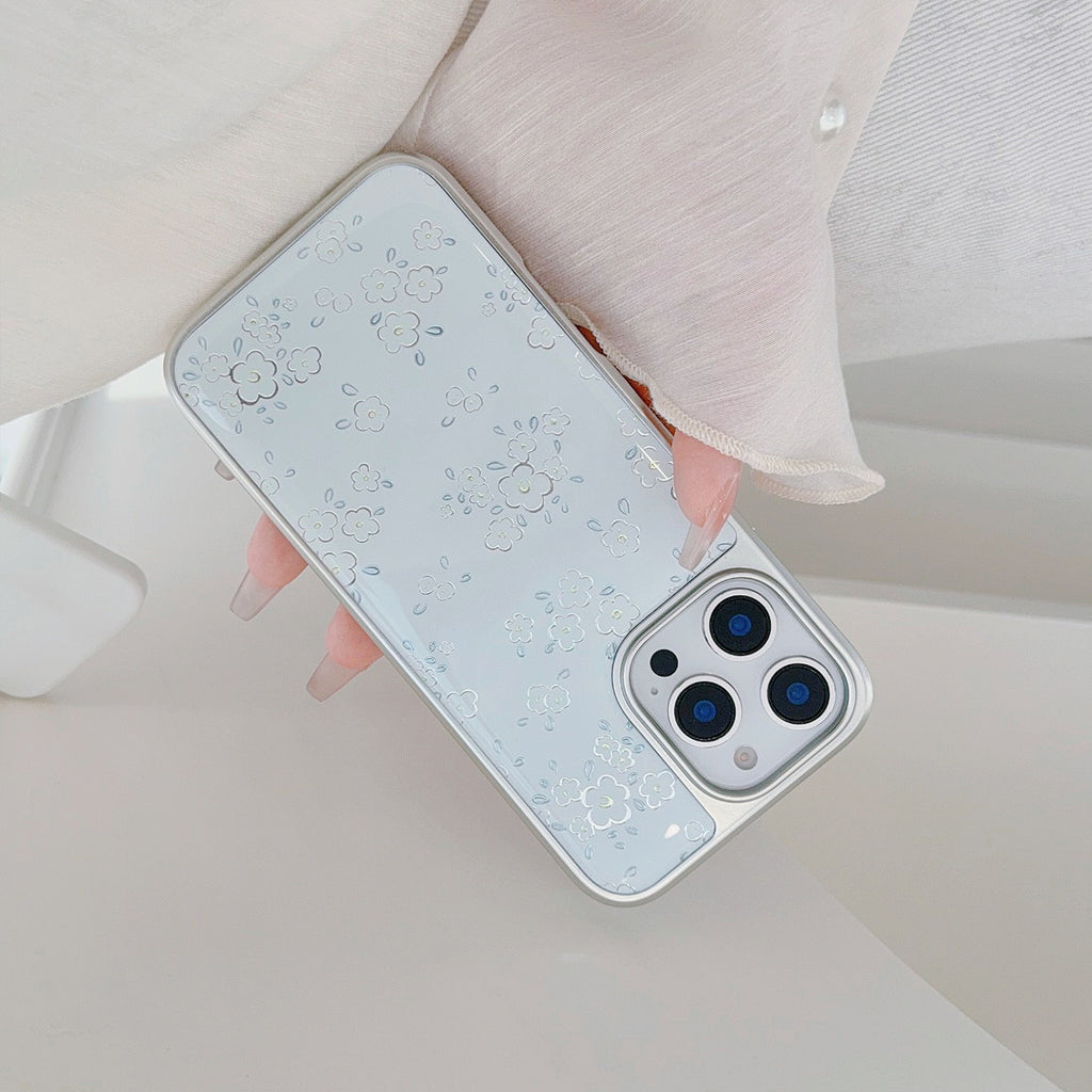 フラワープリント｜透明感iPhoneケース