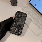ブラックシェル調｜艶感iPhoneケース