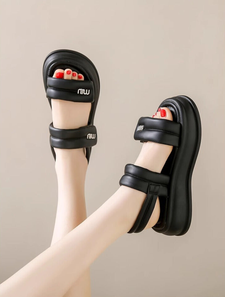 パッドストラップ｜厚底サンダル