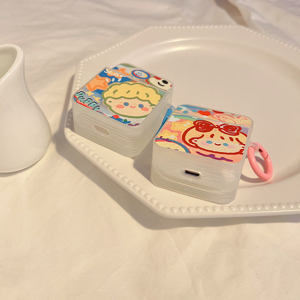 にこにこペア｜カラフルAirPodsケース