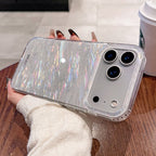 【iPhone17シリーズ対応】オーロラグラデーション｜クリアiPhoneケース