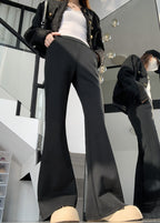 美脚シルエット｜フレアスラックスパンツ