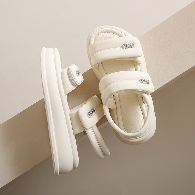 パッドストラップ｜厚底サンダル