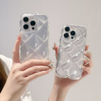 クリアキルティングiPhoneケース