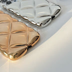 メタリックキルティングiPhoneケース